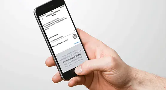 détecteur vehicules Optex OVS 02GT programmation application mobile bluetooth
